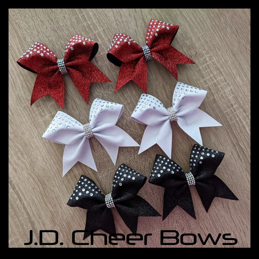 DYO Glitter Cheer Bows